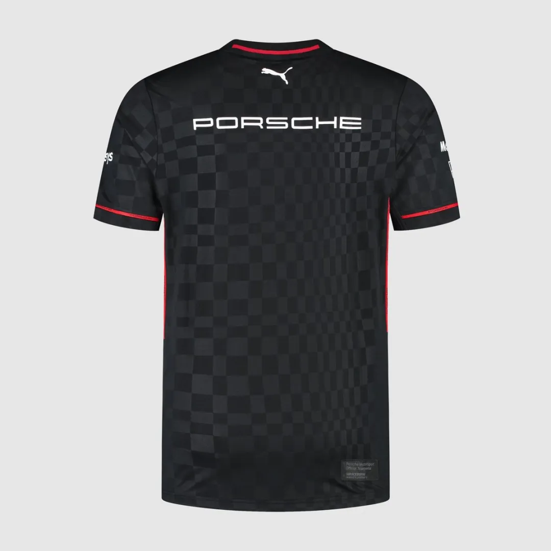 PUMA Porsche Teamline T-shirt 2025 Motorsport - L Zwart