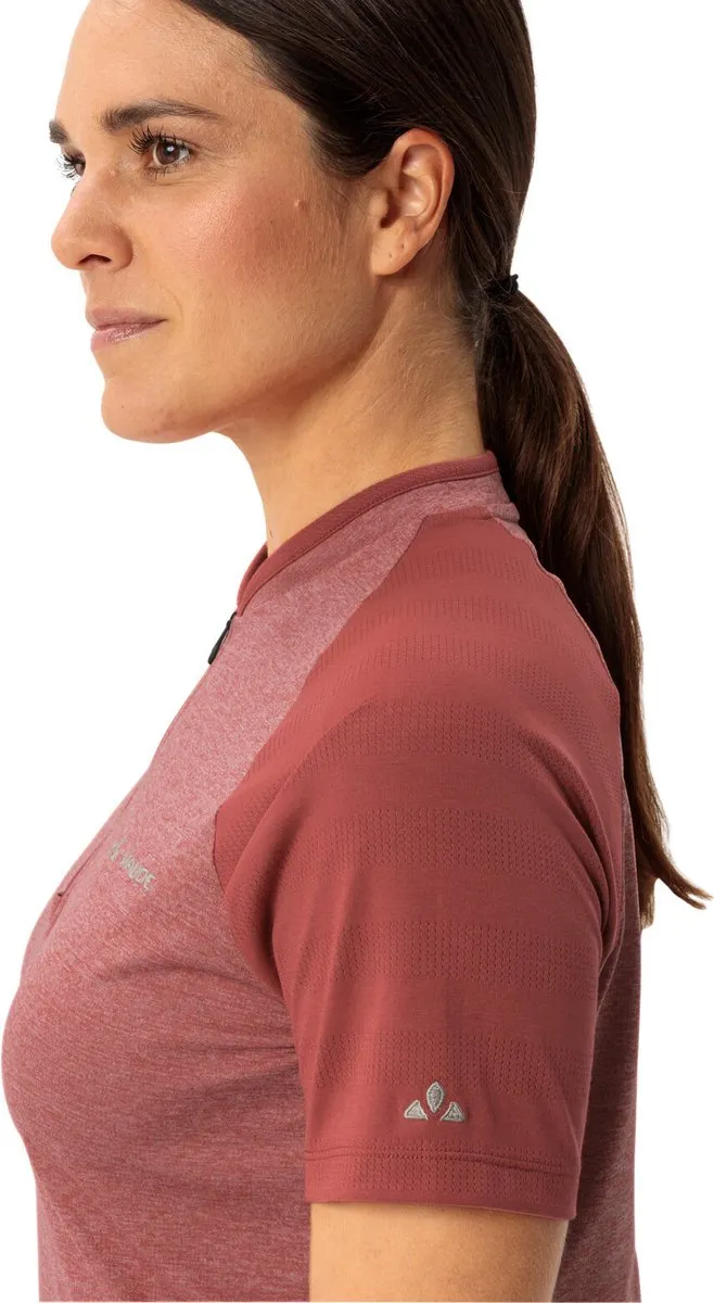 Vaude Women's Tamaro HZ Shirt IV Fietsshirt - 36 Brick