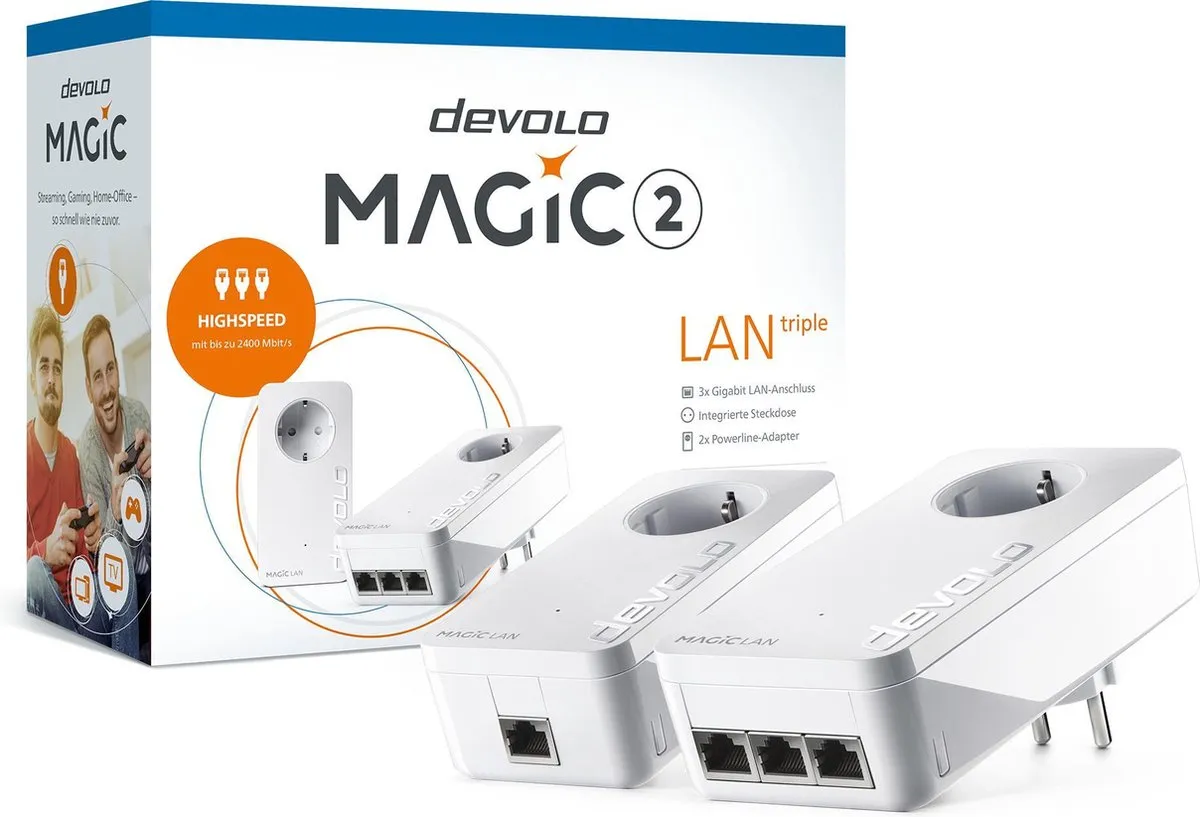 Devolo Magic 2 LAN triple Starter Kit 2400 Mbit/s