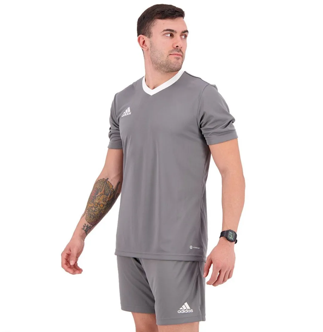 adidas Performance Entrada 22 Voetbalshirt HE1574 - Grijs - L