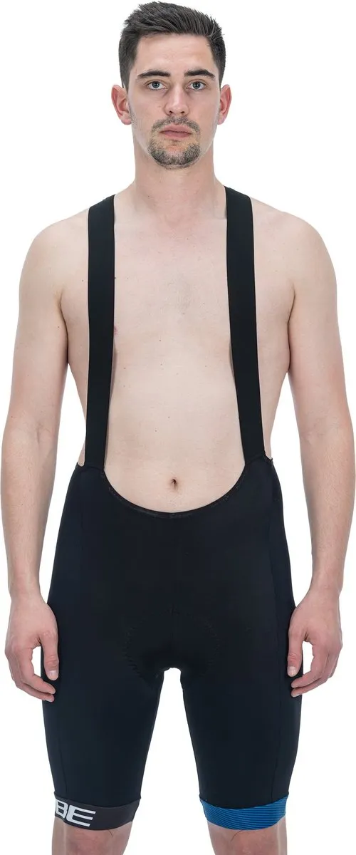 Cube Teamline Bib Shorts M - Zwart/Blauw