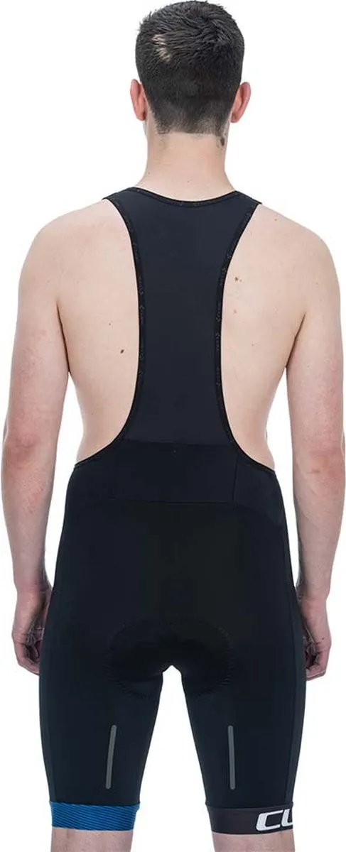 Cube Teamline Bib Shorts M - Zwart/Blauw