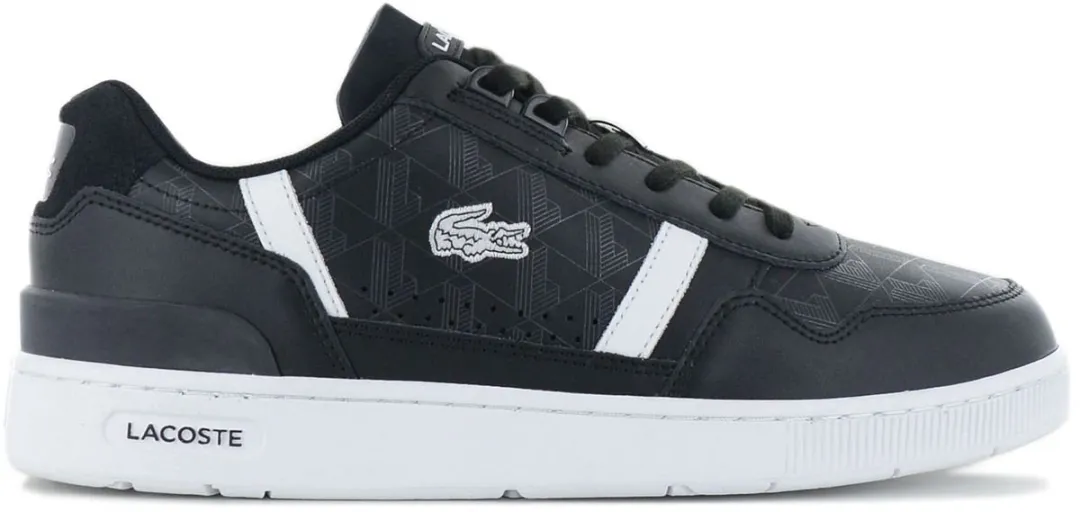 Lacoste T-Clip Leather Heren Sneakers - Zwart - Maat 39.5