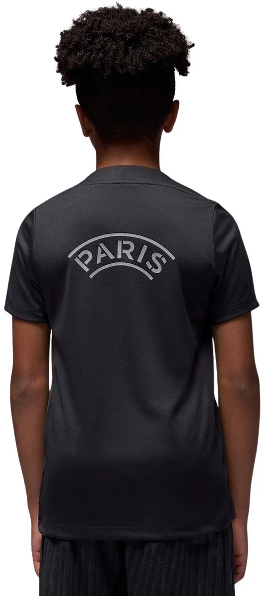 Nike Paris Saint-Germain Strike SS Shirt Junior 158 - Donkergrijs/Lichtgrijs