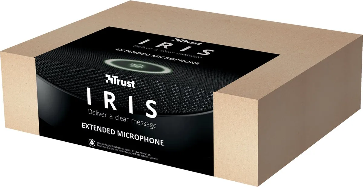 Trust IRIS Verlengde Microfoon 24074 - Zwart