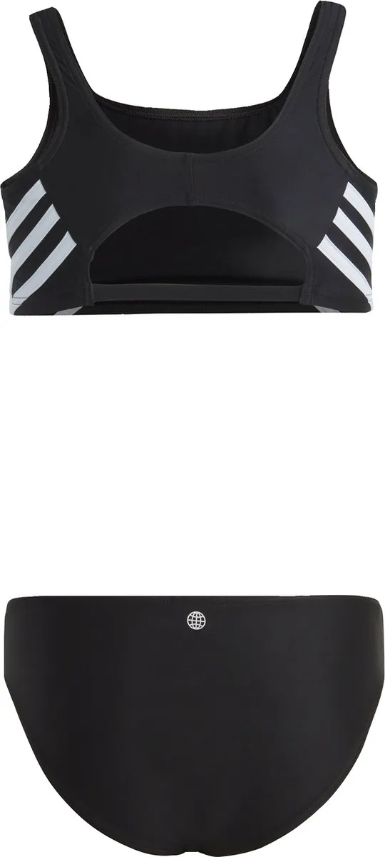 Adidas 3-Stripes Bikini - Kinderen 128 - Zwart