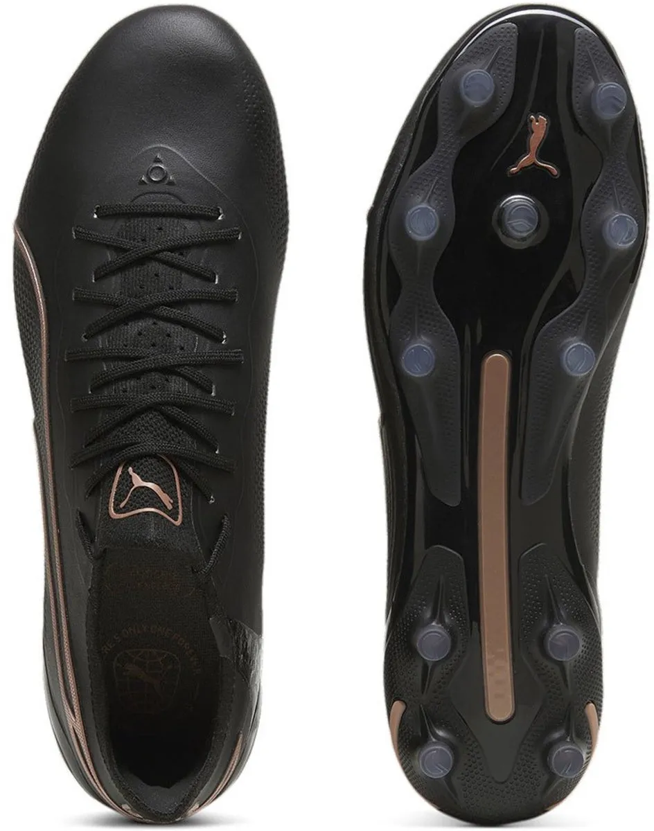 PUMA King Ultimate FG/AG Voetbalschoenen 44 - Zwart