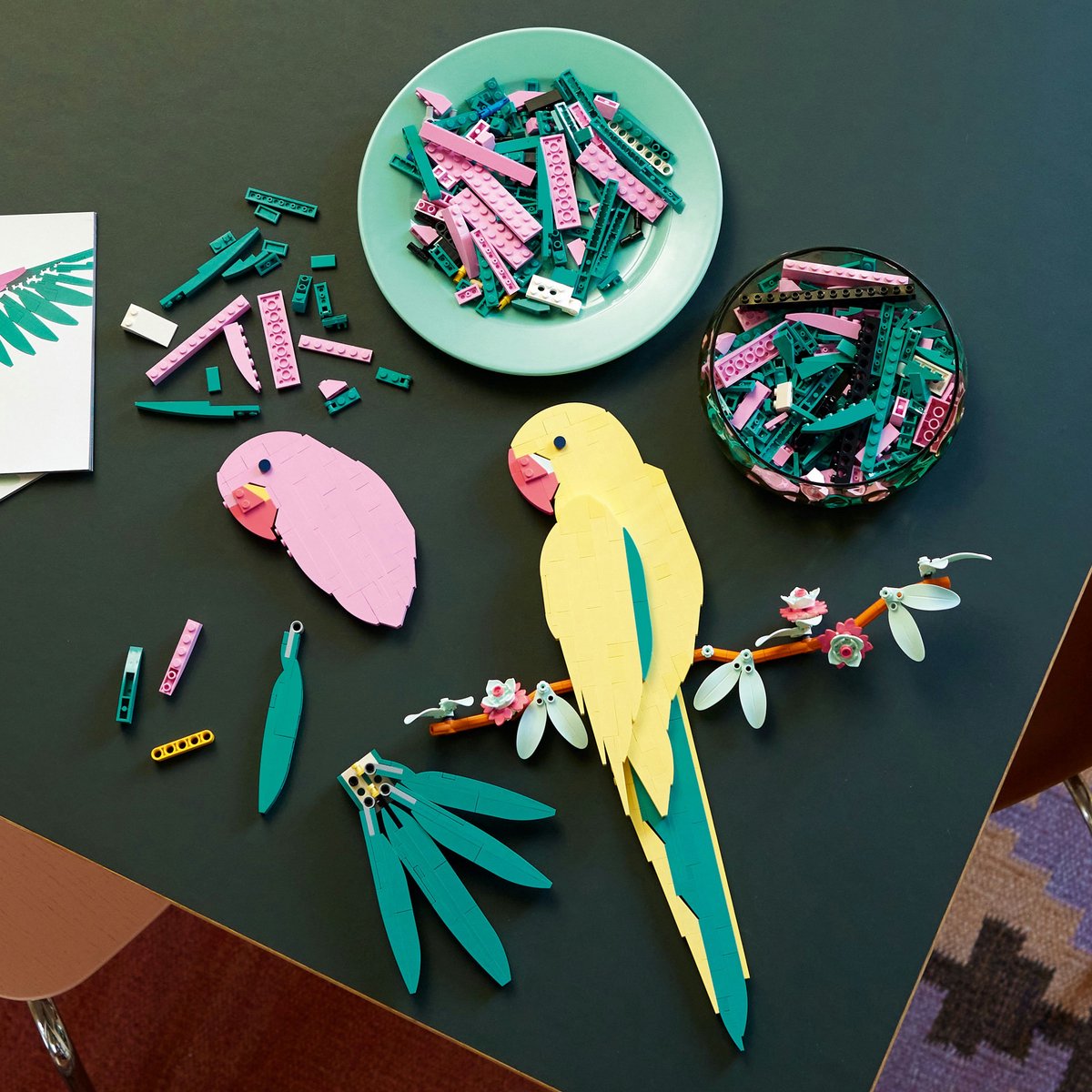 LEGO Art De Faunacollectie Kleurrijke papegaaien - 31211