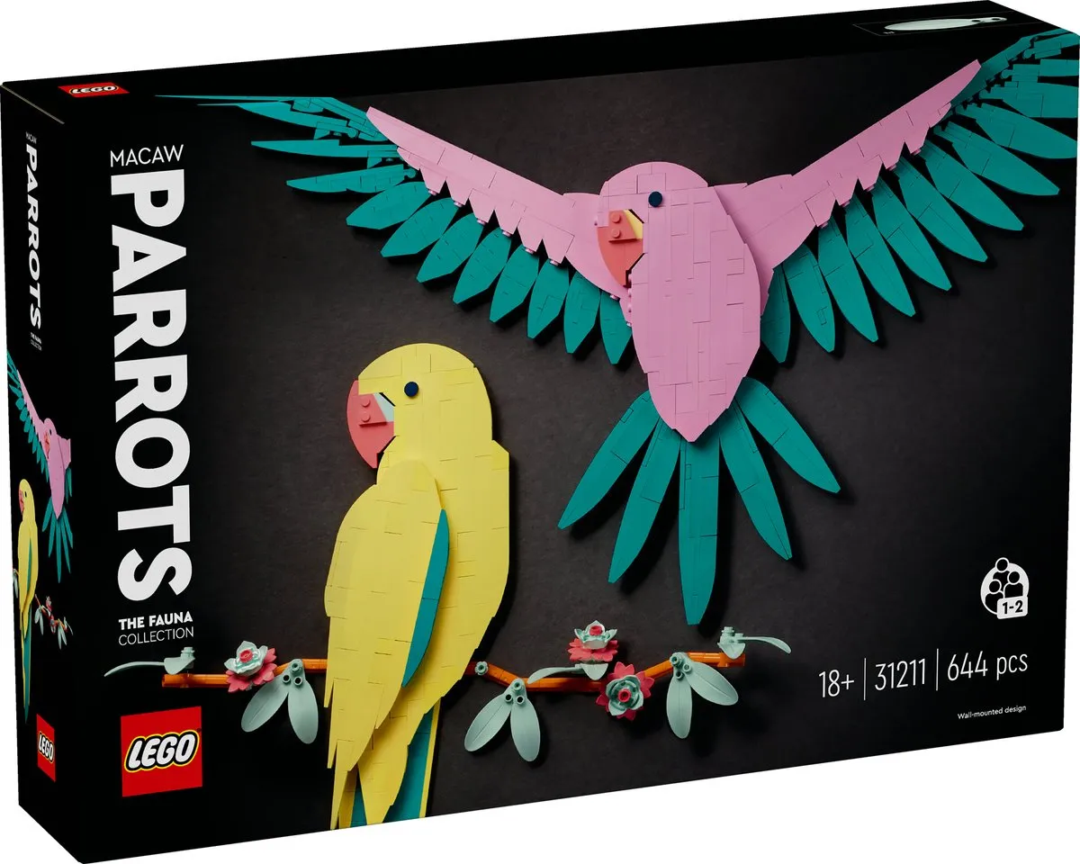 LEGO Art De Faunacollectie Papegaaien 31211 - 644 Stukken - afbeelding 6 van 6