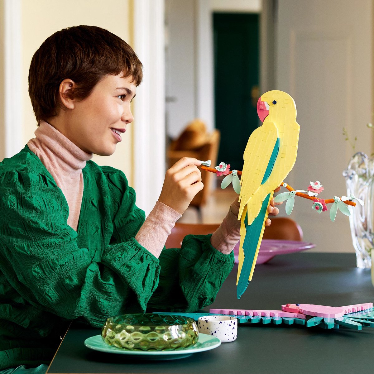 LEGO Art De Faunacollectie Kleurrijke papegaaien - 31211