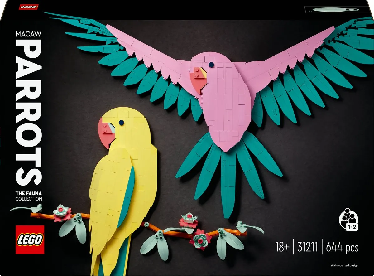 LEGO Art De Faunacollectie Papegaaien 31211