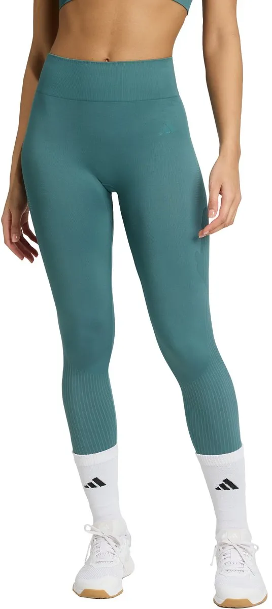 adidas Performance Workout Essentials Knit Lange Legging JX3920 - L - Groen