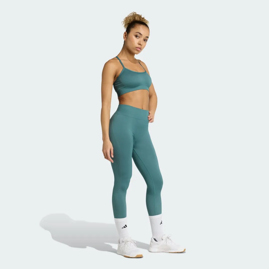 adidas Performance Workout Essentials Knit Lange Legging JX3920 - L - Groen