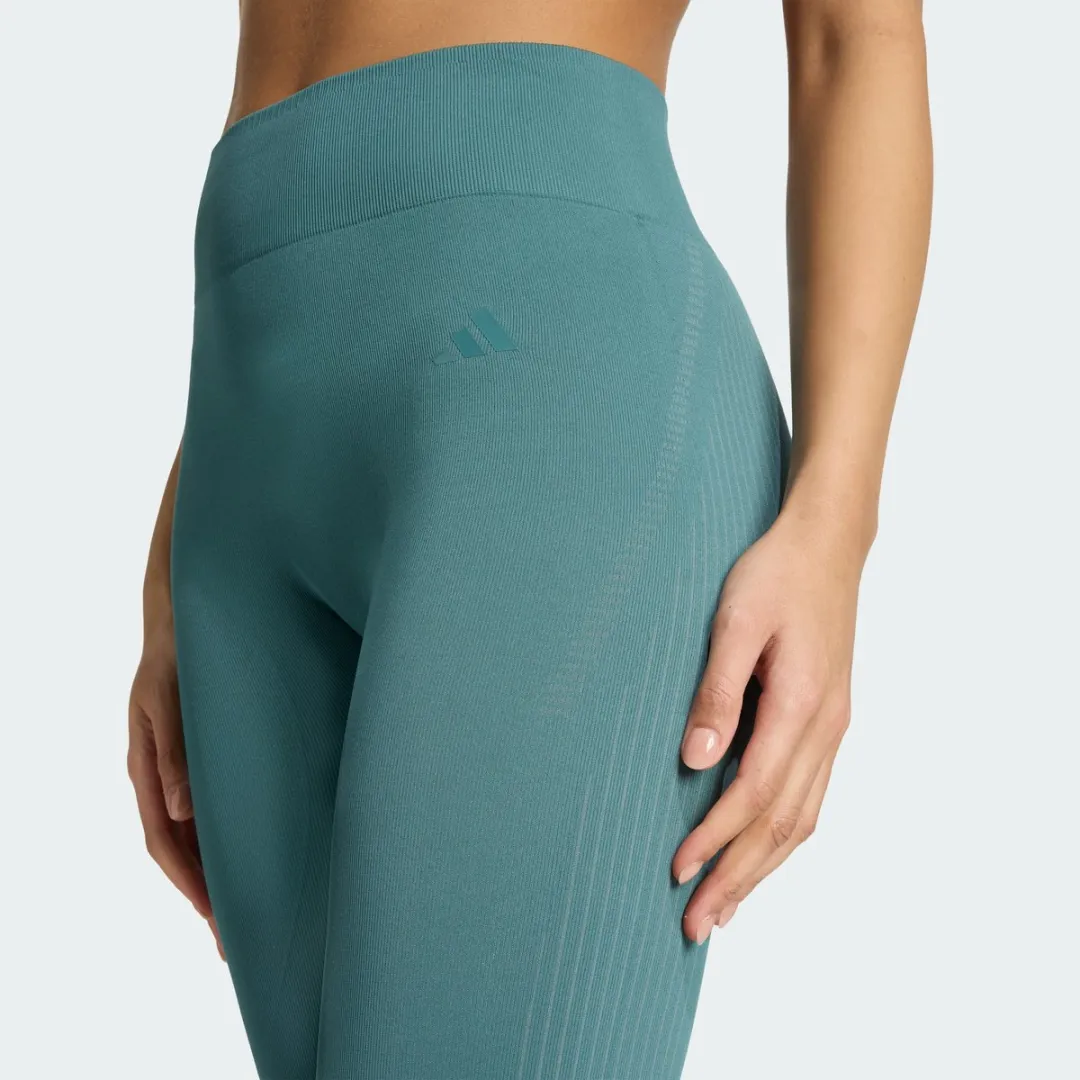 adidas Performance Workout Essentials Knit Lange Legging JX3920 - L - Groen