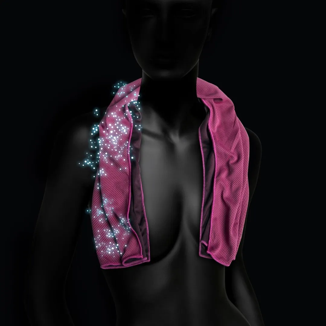 Celly Roze Koelhanddoek - Microvezel