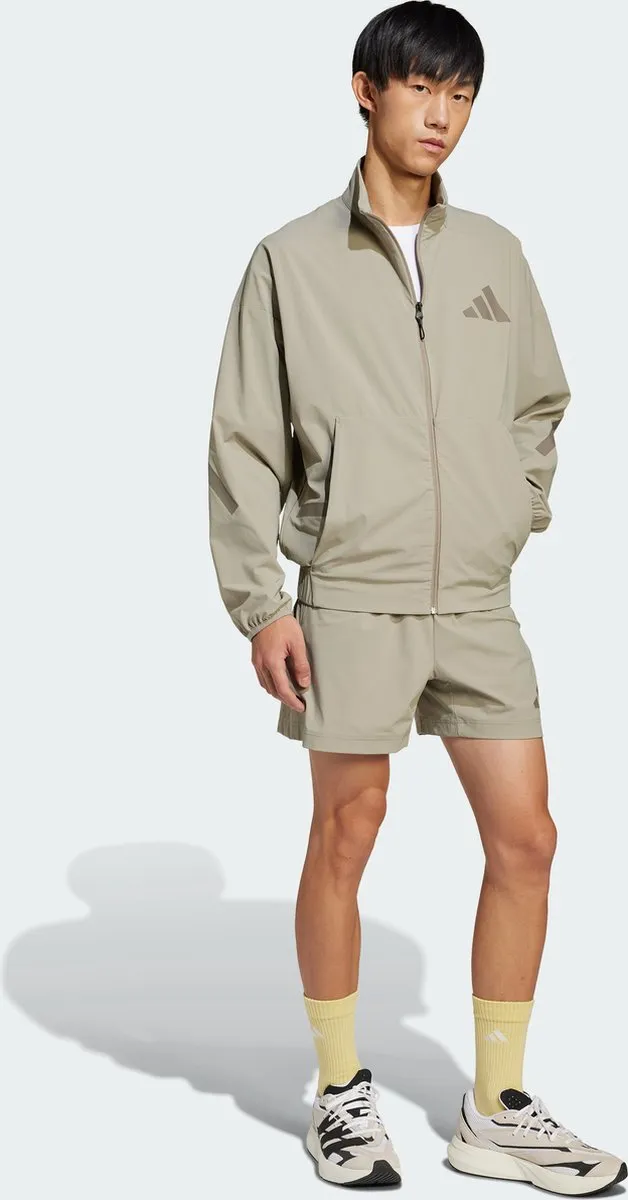 adidas Z.N.E. Woven Sportjack Heren - Beige XXL