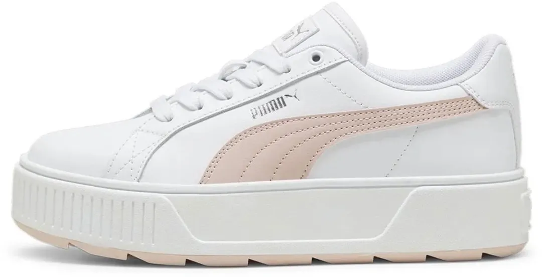 PUMA Karmen L Schoenen - Wit/Rose Quartz/Silver
