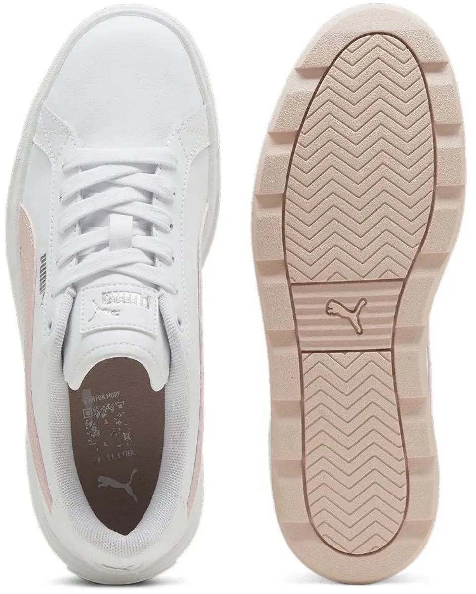 PUMA Karmen L Schoenen - Wit/Rose Quartz/Silver