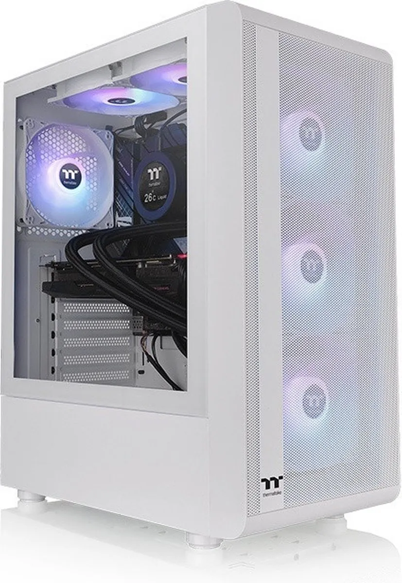 Thermaltake S200 TG ARGB Midi Tower Wit