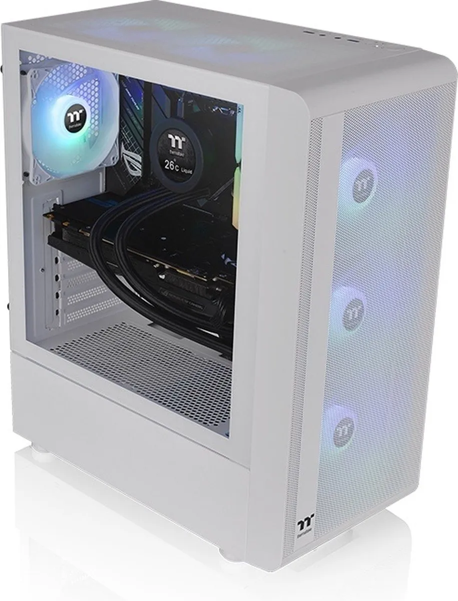 Thermaltake S200 TG ARGB Midi Tower Wit