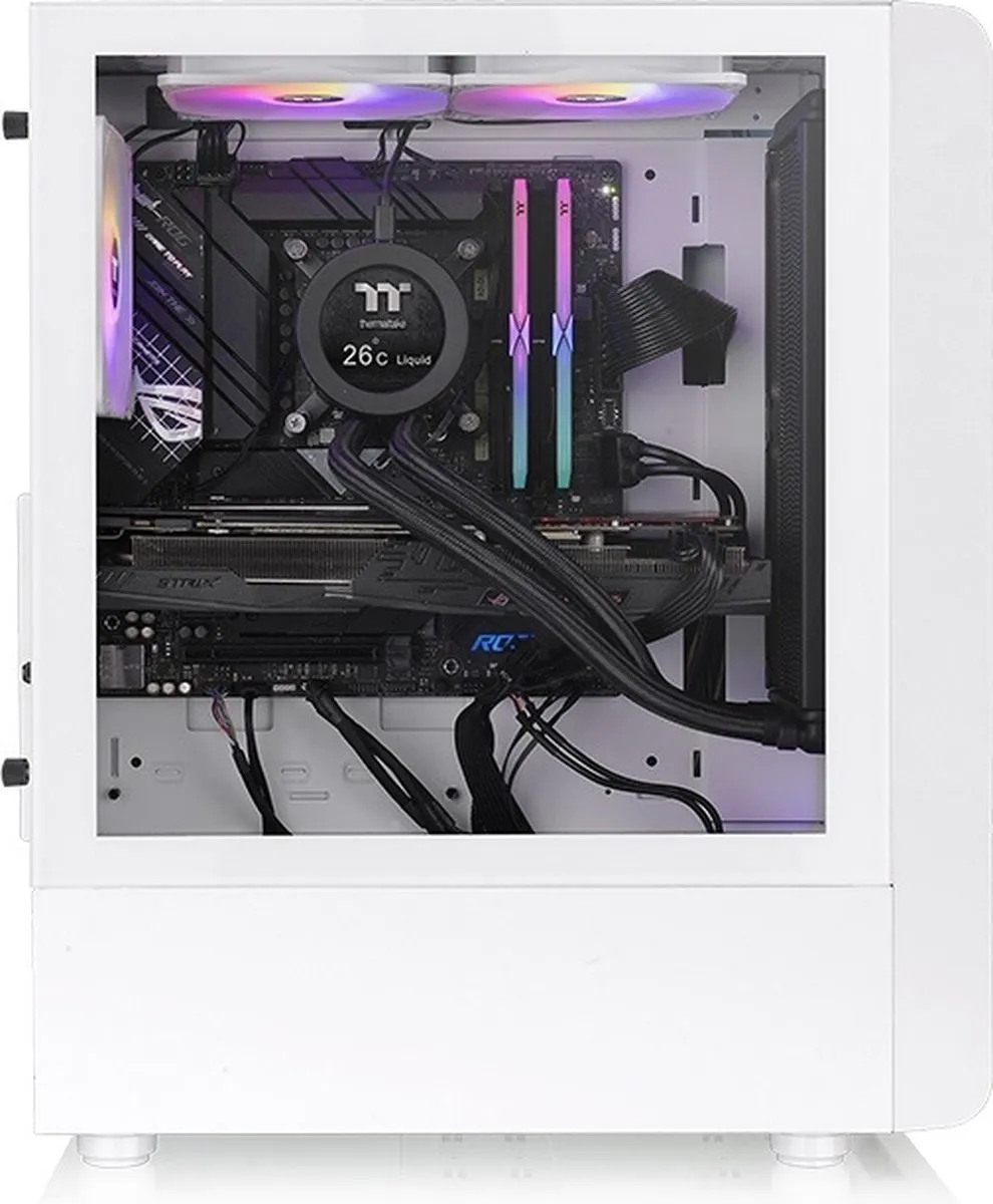 Thermaltake S200 TG ARGB Midi Tower Wit