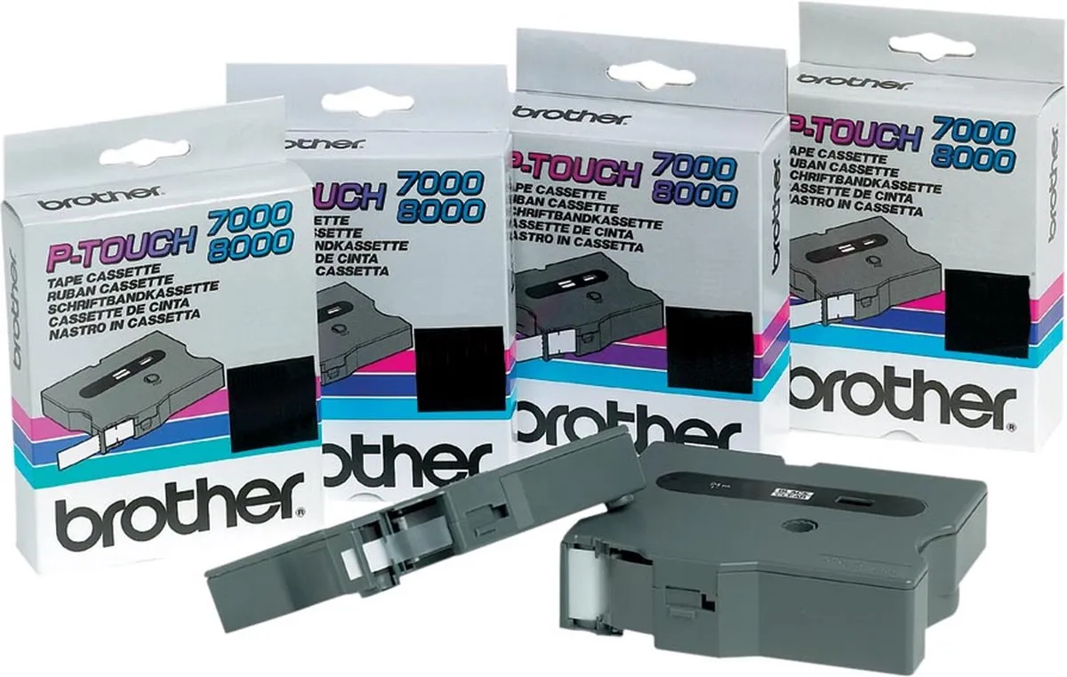 Brother TX-231 Transferpapier 12mm - Wit