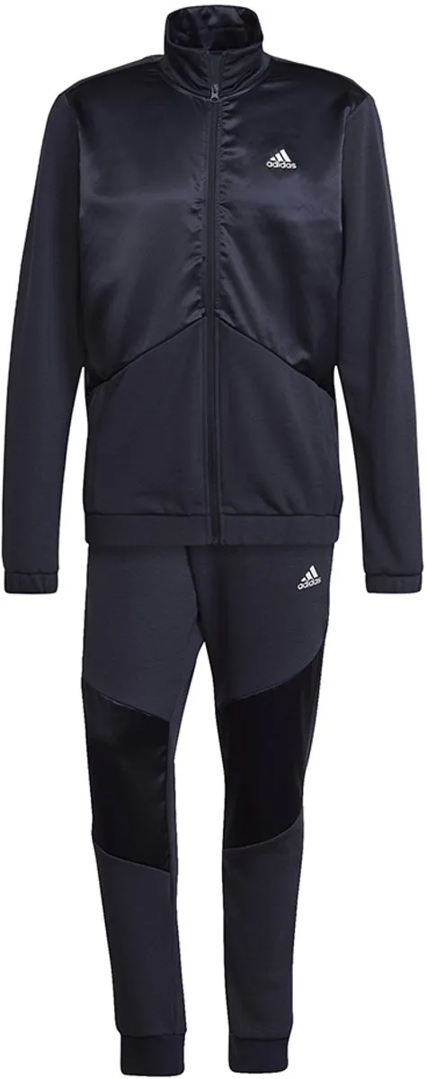 adidas Trainingspak Heren Satin French Terry - Zwart S - afbeelding 6 van 6