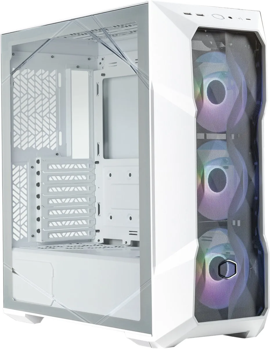 Cooler Master MasterBox TD500 Mesh V2 Midi Tower - Wit - afbeelding 6 van 6
