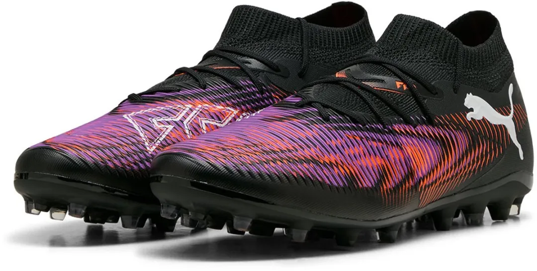 PUMA Future 8 Match Mg Voetbalschoenen - 42.5 - Zwart
