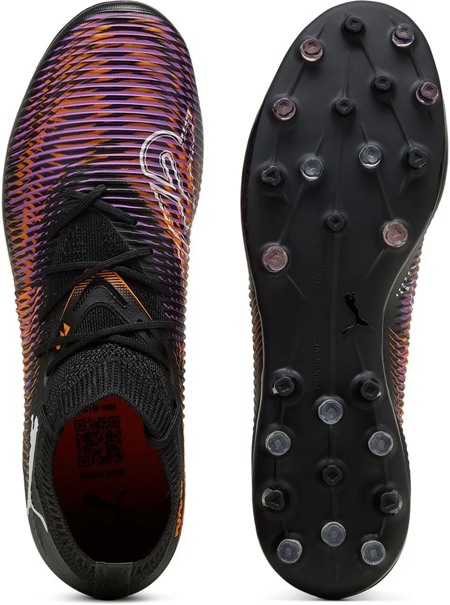 PUMA Future 8 Match Mg Voetbalschoenen - 42.5 - Zwart