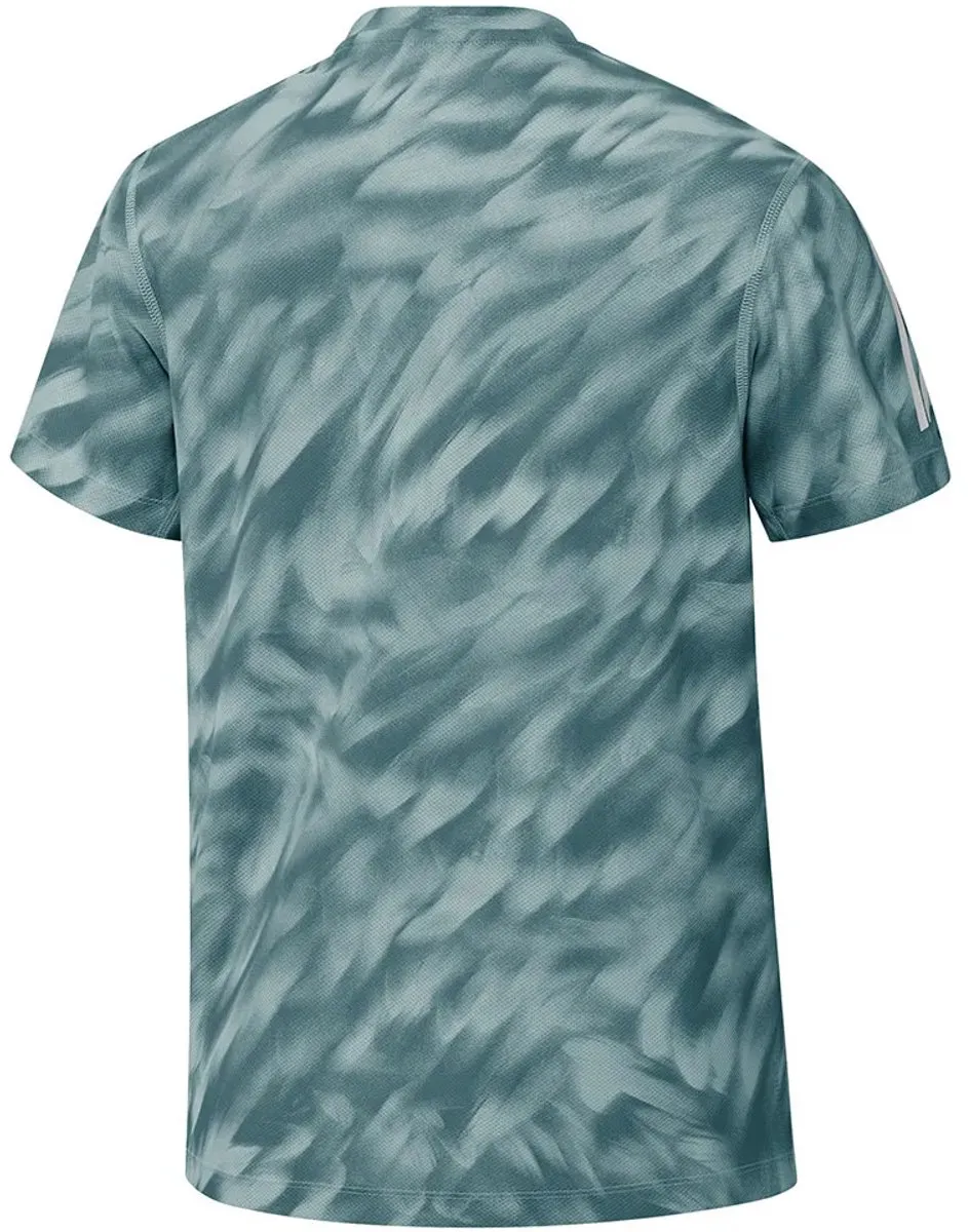 Adidas Own The Run T-shirt - Halo Mint/Grijs S