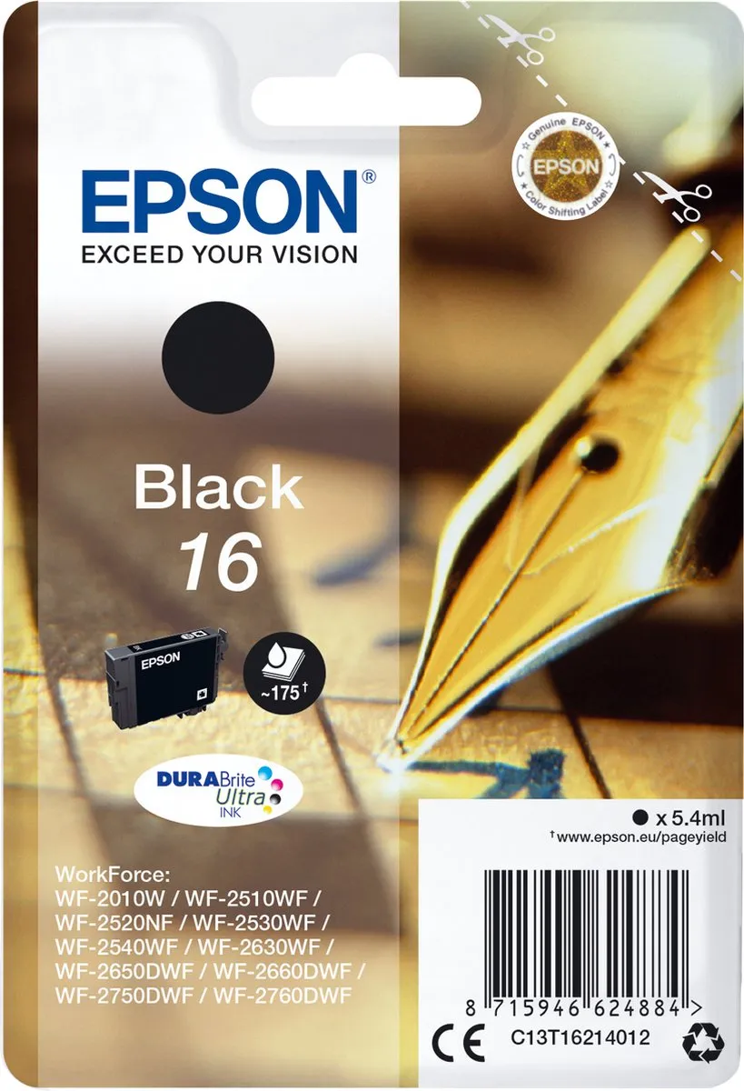 Epson 16 C13T16214010 Inktcartridge