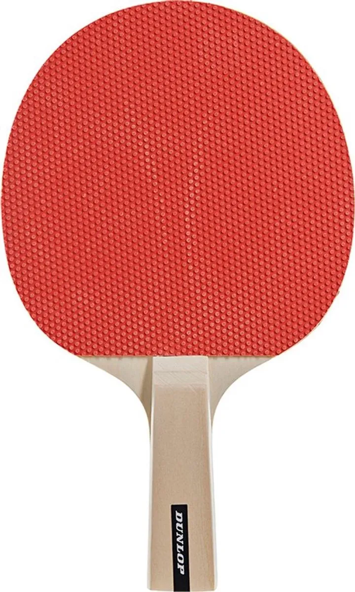 Dunlop Tafeltennisset - 4 Batjes, Net & Staanders, 6 Ballen - Rood/Zwart/Wit - afbeelding 2 van 3