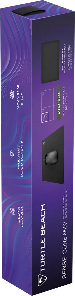 Turtle Beach Sense Core Mini Game-muismat - Zwart