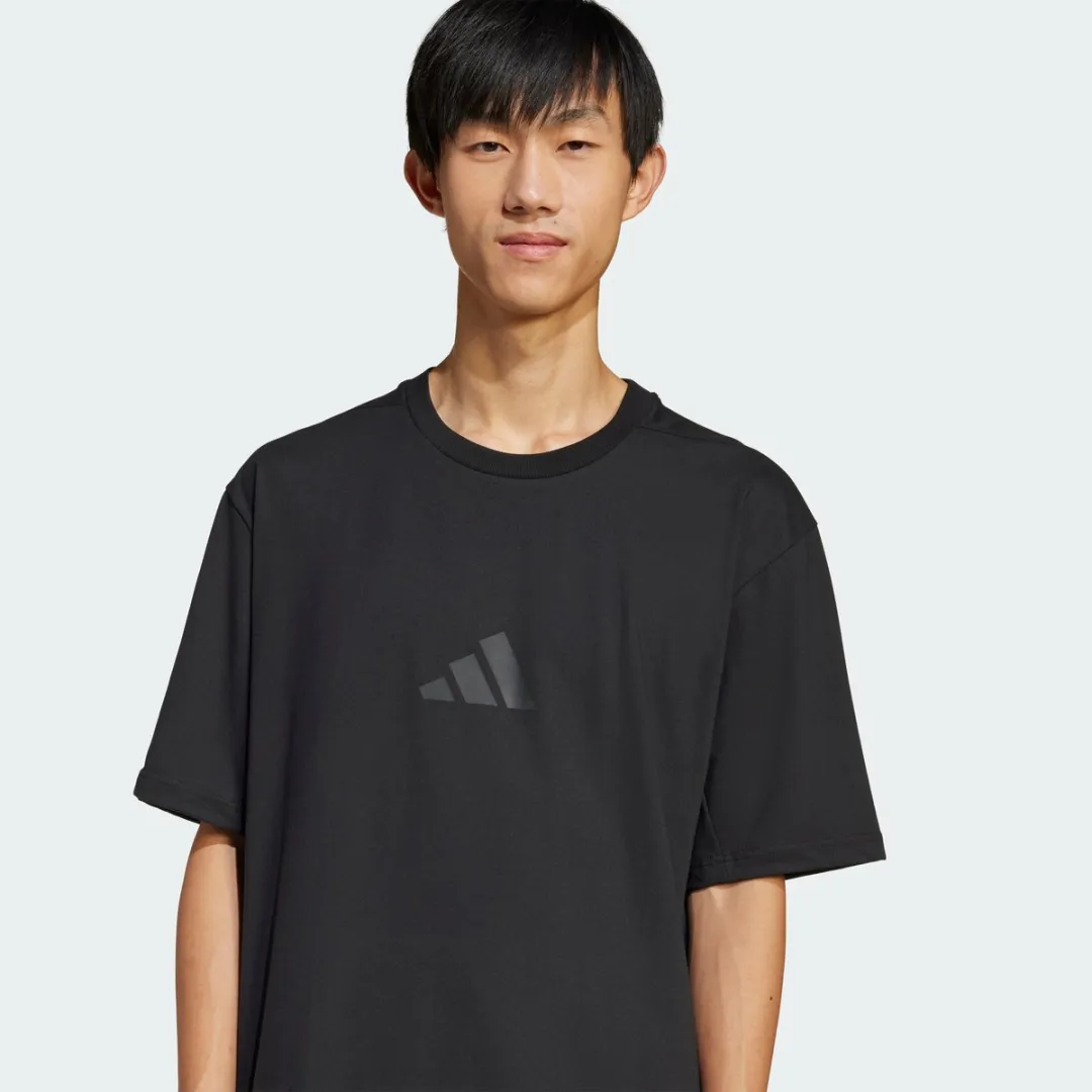 adidas Z.N.E. Loose-Fit T-shirt JJ1151 - Heren - Zwart