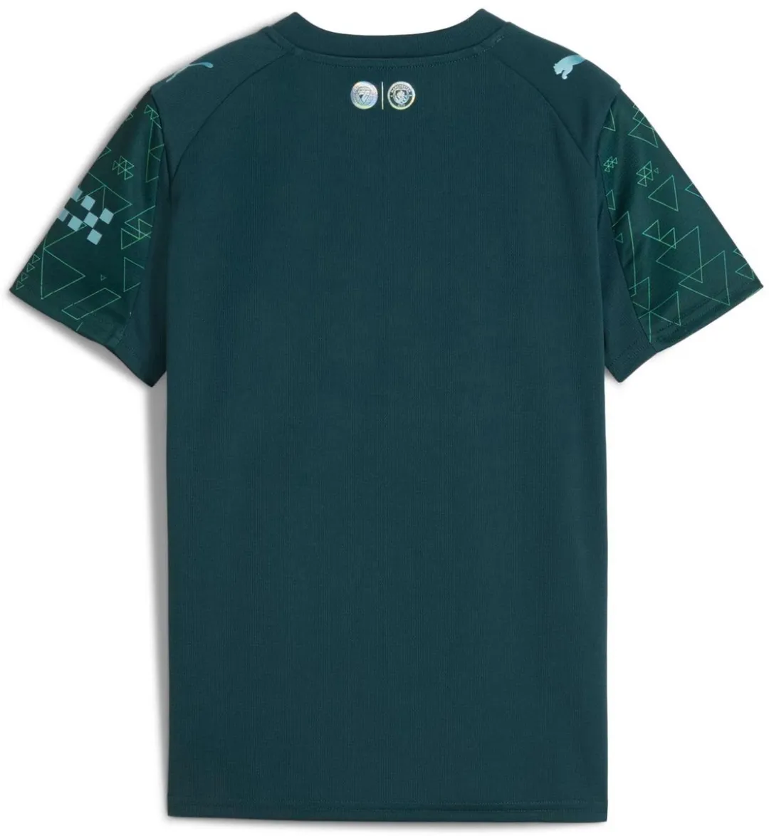 PUMA Manchester City Fourth Kindertruitje 2025/26 - 8 jaar - Groen
