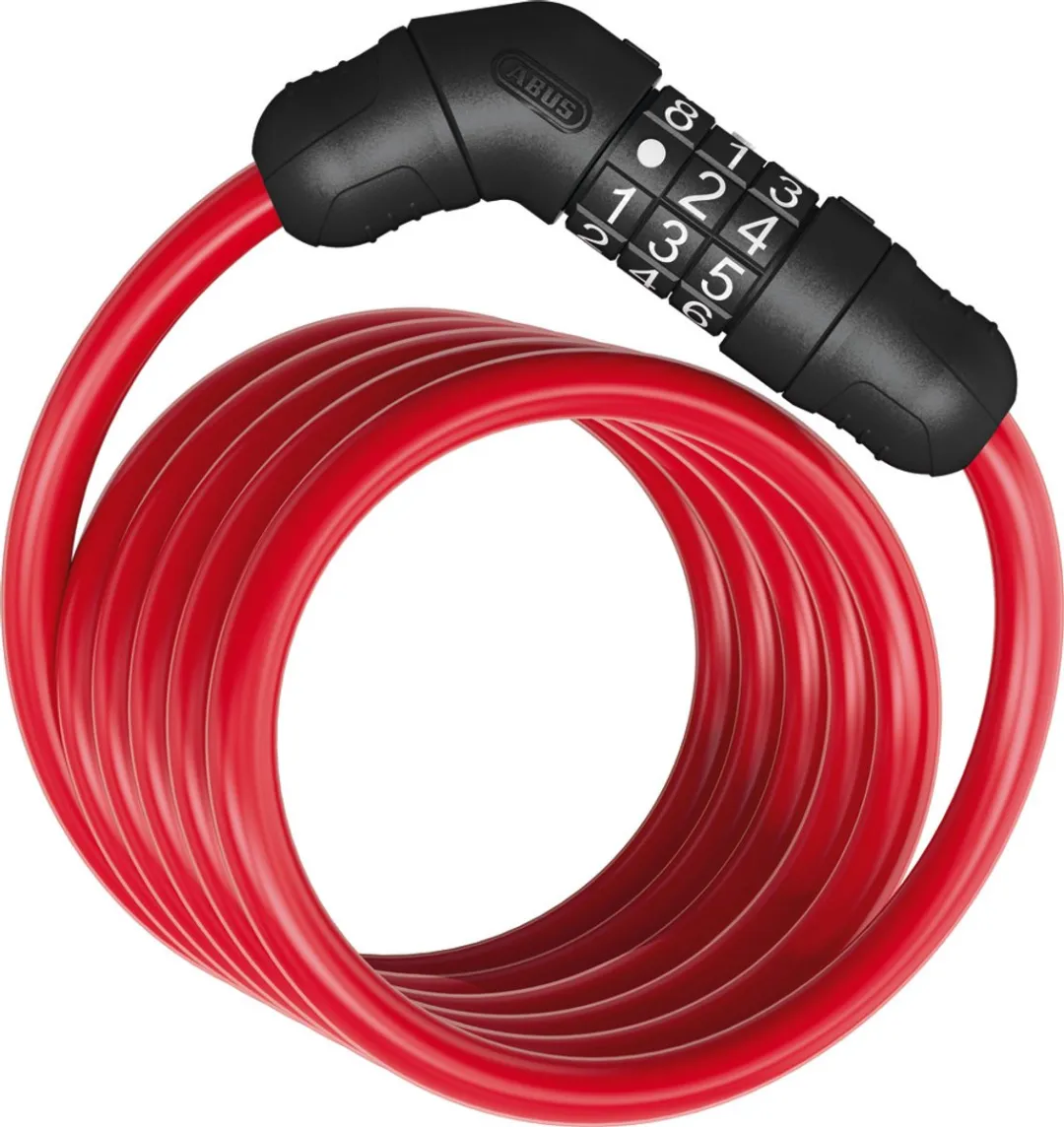 ABUS Star 4508C/150 Kabelslot - 150cm - Rood - afbeelding 6 van 6