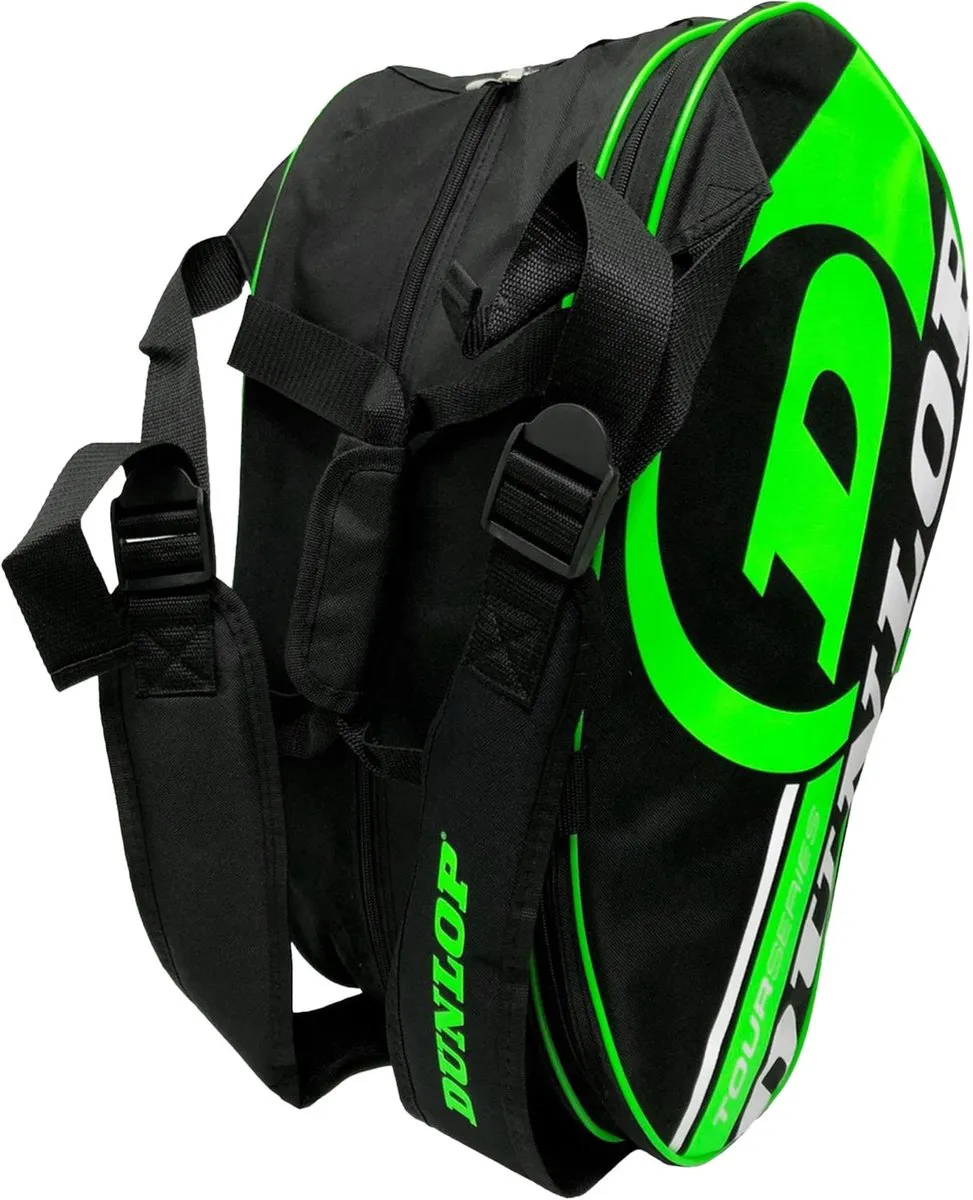 Dunlop Padeltas Intro - M - Zwart/ Groen