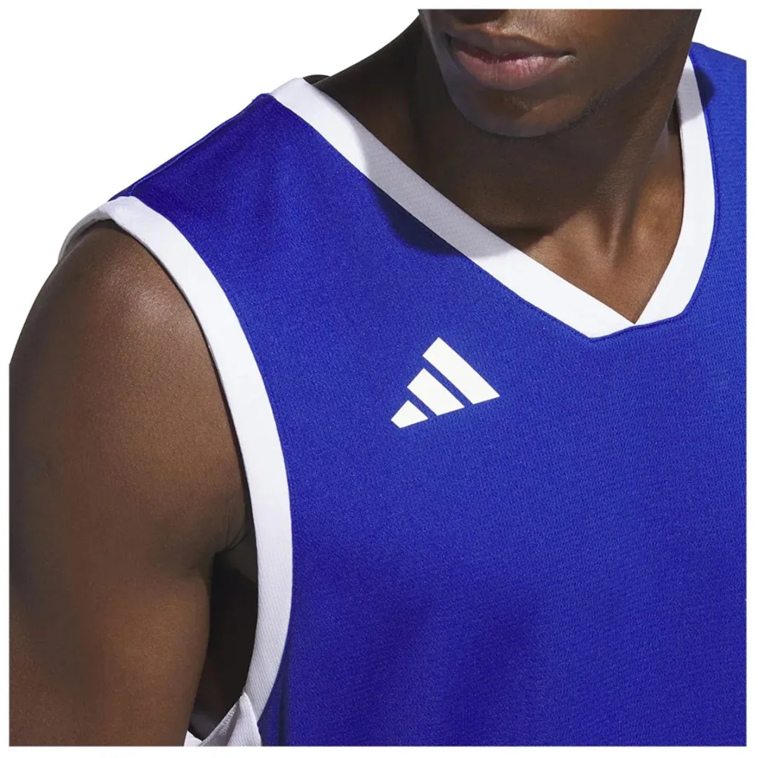 Adidas 3G Speed Reversible Basketball T-shirt - Blauw M