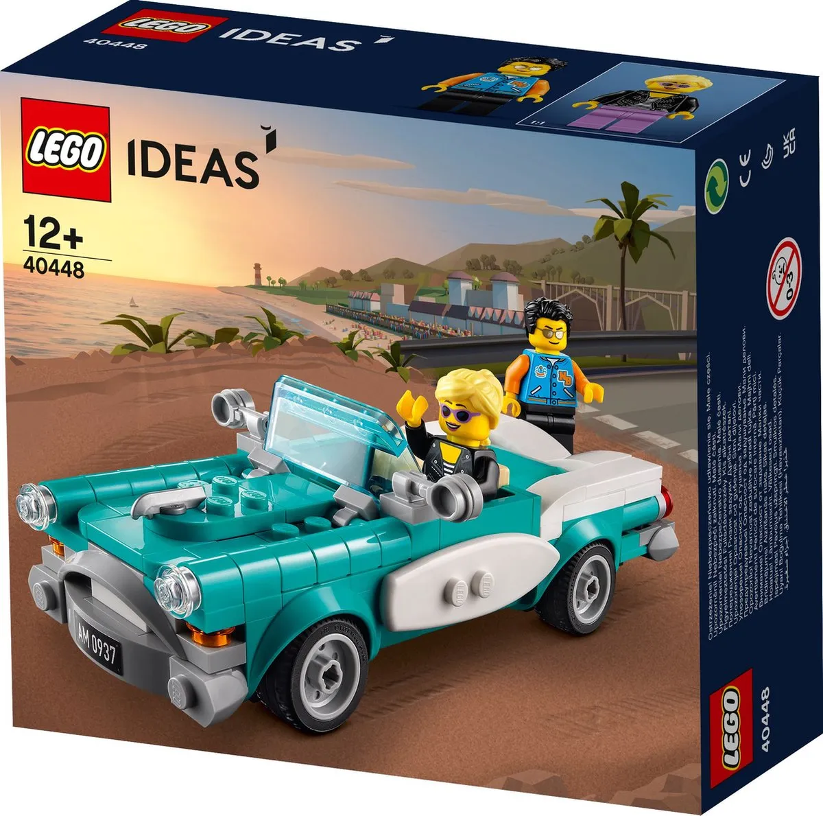 LEGO Ideas Klassieke Auto 40448 - 189 Stukken - Mintgroen - afbeelding 3 van 6
