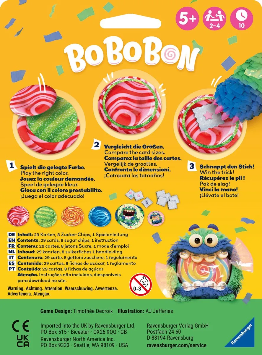 Ravensburger Bo Bo Bon Kinderspel 250547 - 2-4 Spelers