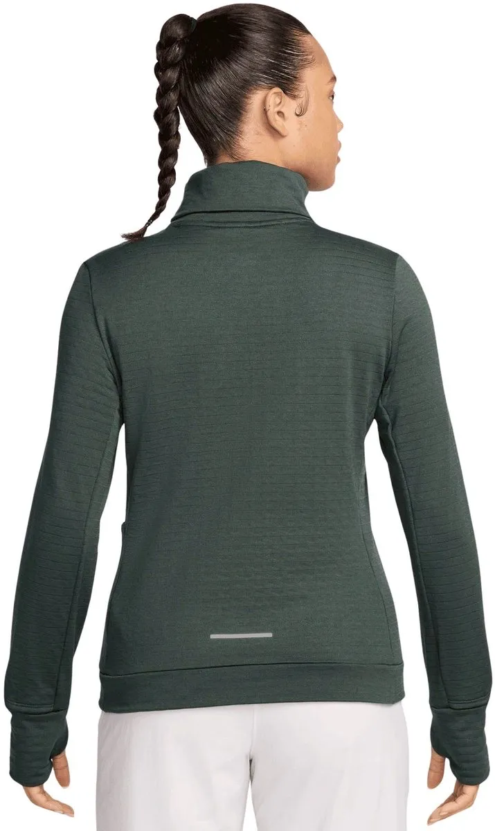 Nike Therma-FIT Swift Turtleneck Top Dames - XL - Donkergroen