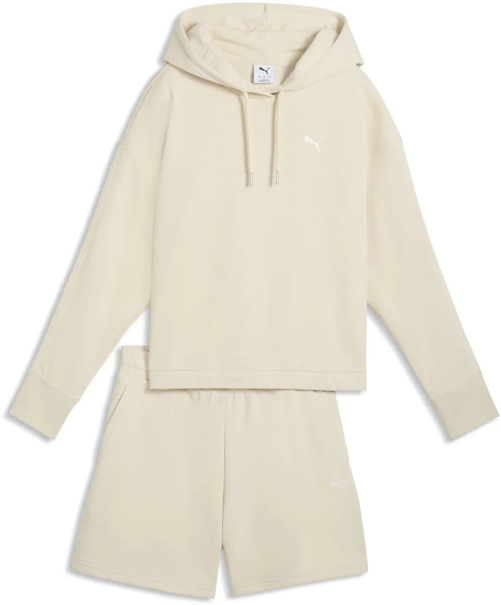 PUMA Short Hooded Relaxed Suit Trainingspak Alpine Snow