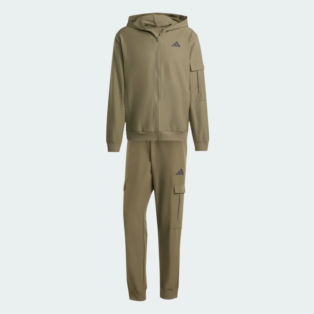adidas Sportswear Cargo Trainingspak JL8604 - S - Groen