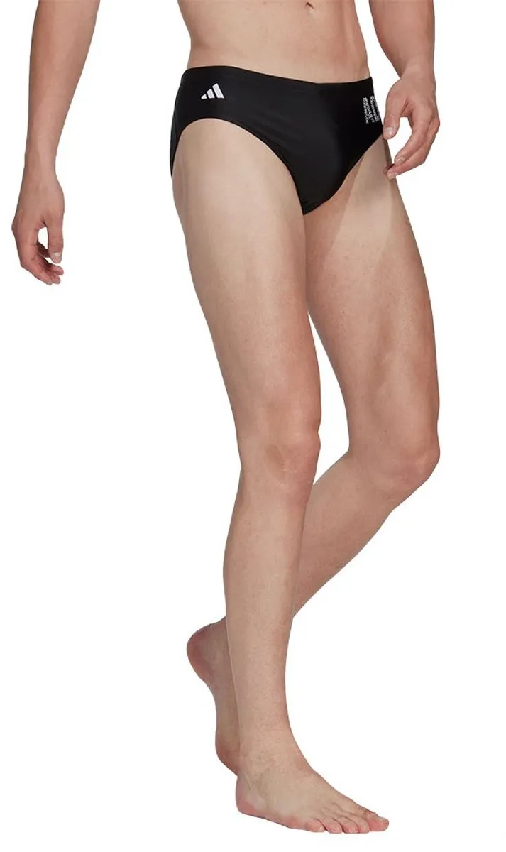 adidas Performance Wording Zwembroek HT2067 - S - Zwart