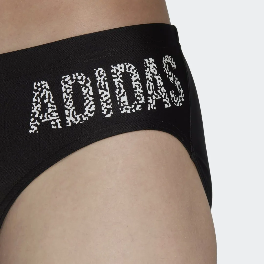 adidas Performance Wording Zwembroek HT2067 - S - Zwart