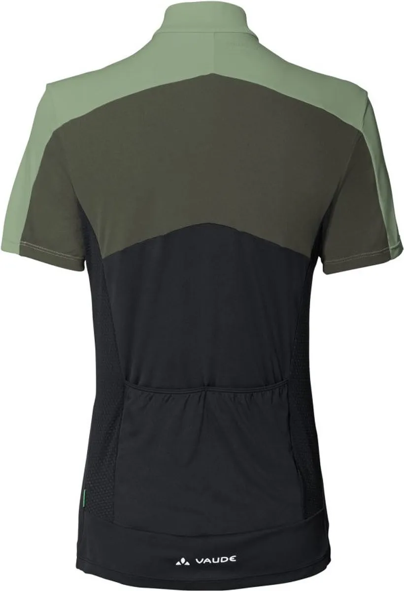 Vaude Matera FZ Tricot Fietsshirt Dames - L - Groen