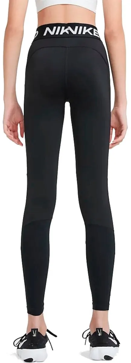 Nike Pro Tight Junior DA1028-010 - Maat 158 Zwart