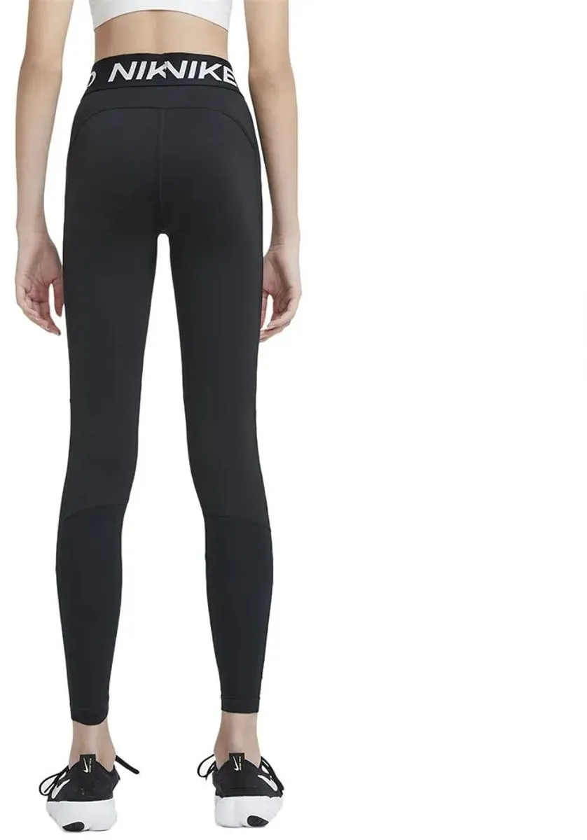 Nike Pro Tight Junior DA1028-010 - Maat 158 Zwart
