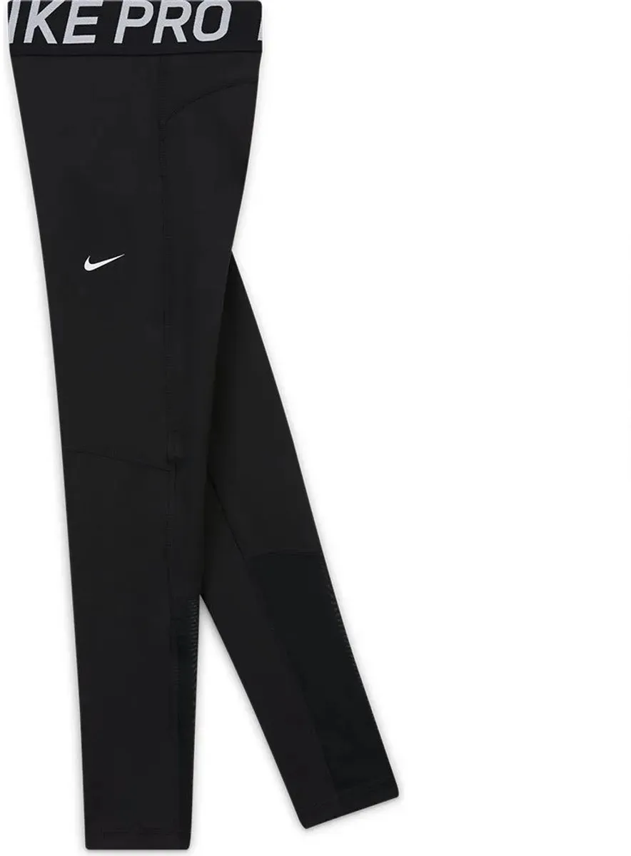 Nike Pro Tight Junior DA1028-010 - Maat 158 Zwart
